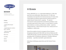 Tablet Screenshot of biomar.pl